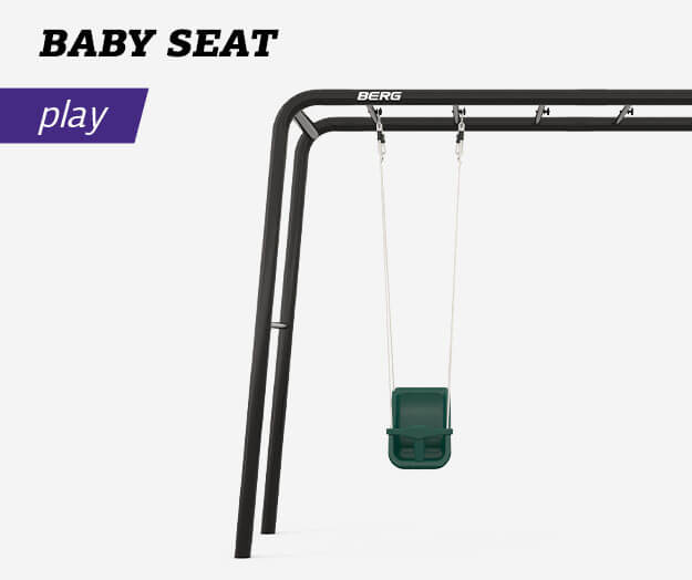 οικογενειακό παιχνίδι κήπου εξωτερικού χώρου σύστημα παιδικής χαράς Berg Playbase αξεσουαρ Baby Seat